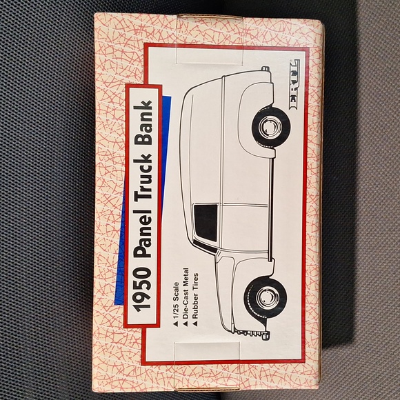 1950 Budweiser Chevrolet Panel Truck Die-cast 1/25 Scale Metal Bank - Picture 3 of 5